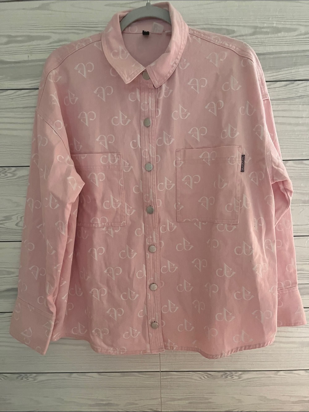 H&M Blackpink Kpop Light Jean Shirt Jacket M